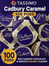 100 x Tassimo Cadbury Caramel Hot Chocolate Pods T-Discs - 100 Drinks Sold Loose 0.27 per lighter