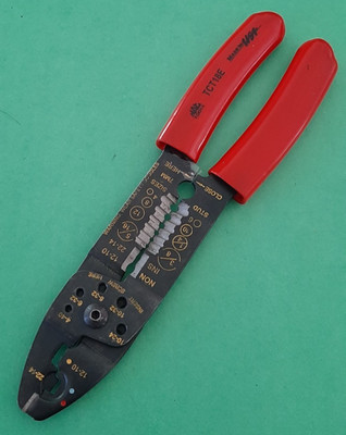 Mac Tools USA TCT18E Crimper & Stripper w/ Cushion Grips