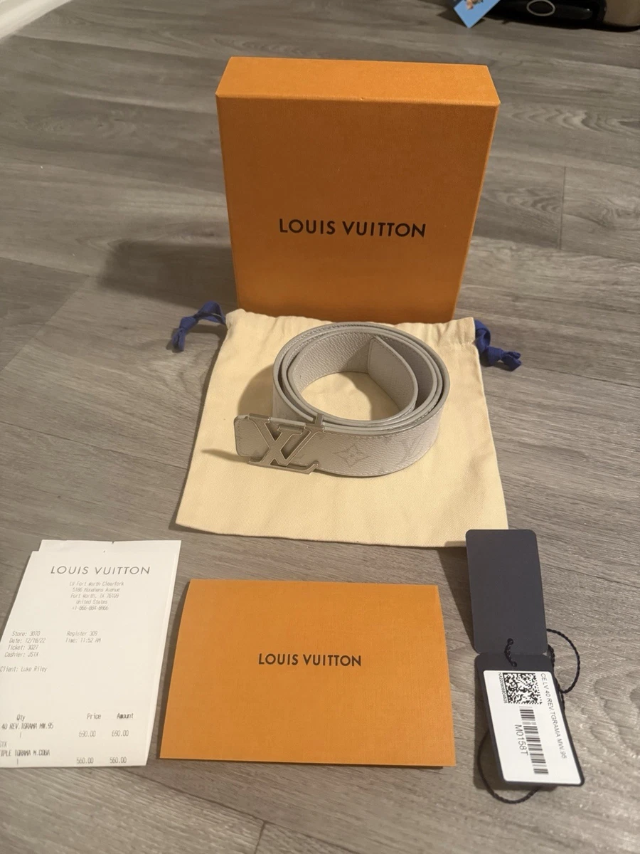 Louis Vuitton White Belts for Men for sale | eBay
