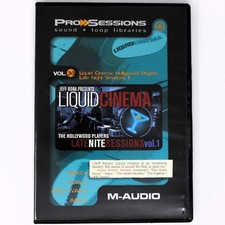 M-Audio Pro Sessions 30 Liquid Cinema LateNite1 Sample/Sound Library/Sampling CD