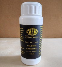 Metal Leaf Gilding Adhesive Glue Size Water Based 100ml,Gold Only