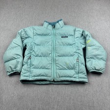 Patagonia Jacket Kid XS 5-6 Blue Goose Down Puffer Full Zip Outdoor Winter 68302