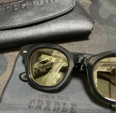 Effector Blues Driver Sunglasses Glasses Eyewear Eyeglasses Black Yellow Lens Hi