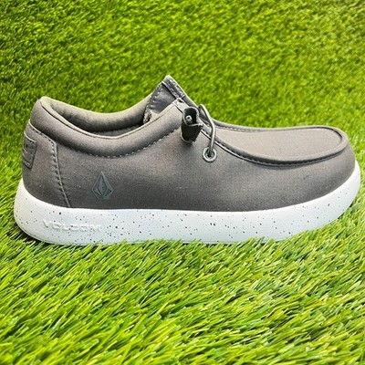 Volcom Chill Womens Size 7W Gray White Composite Toe Slip-On Safety Work Shoes