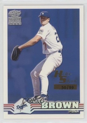 2000 Pacific Paramount Holo-Silver 50/99 Kevin Brown #116 2j6