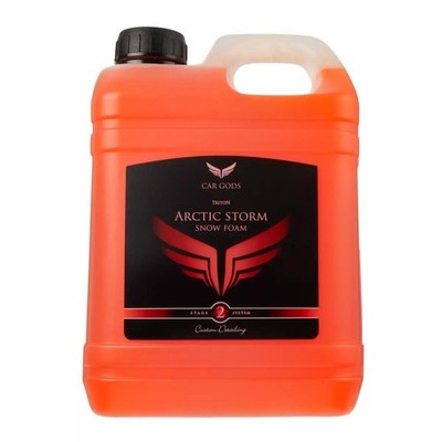 Car Gods Arctic Storm Thick Snow Foam Car Wash Soap Orange Scent 84.54oz