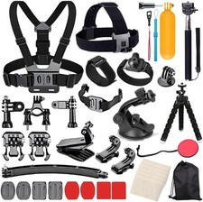 Action Camera Accessories Kit Set for Gopro Hero 13 12 11 10 9 8 Max 7 6 5 4 Bla