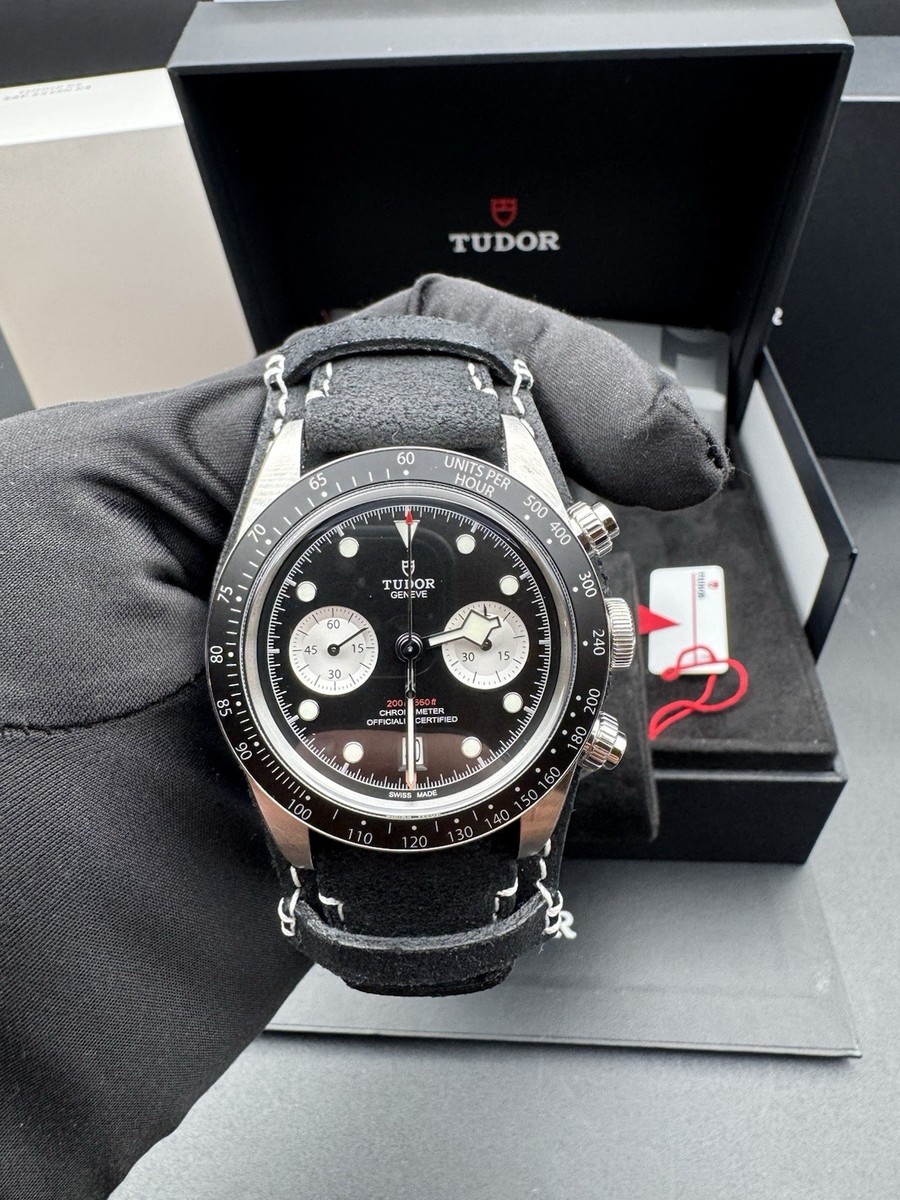 2025 Tudor Black Bay Chrono 41mm Steel Case Black Dial Strap