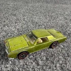 Vintage Hot Wheels Redline 1968 Custom Continental Mark III Lime Green