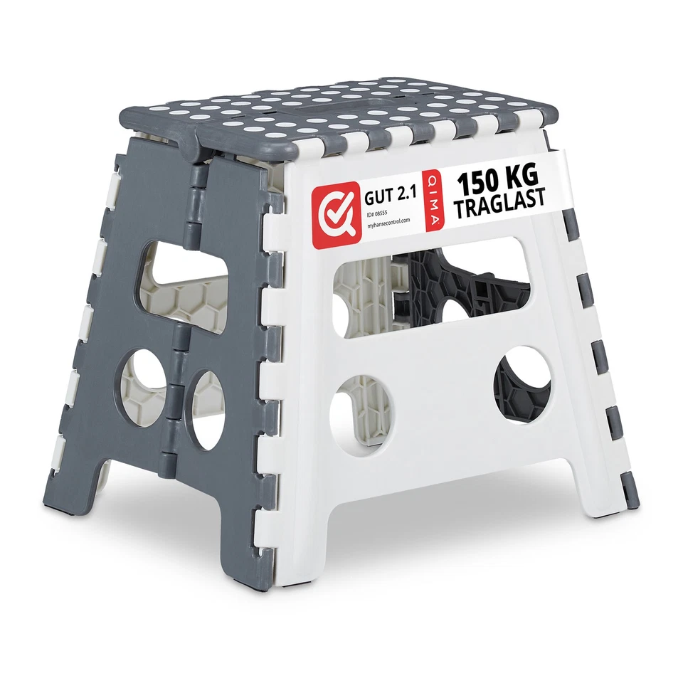 Klapphocker faltbar Camping Hocker Badhocker Klappschemel Badezimmerhocker Bad - Bild 2 von 2