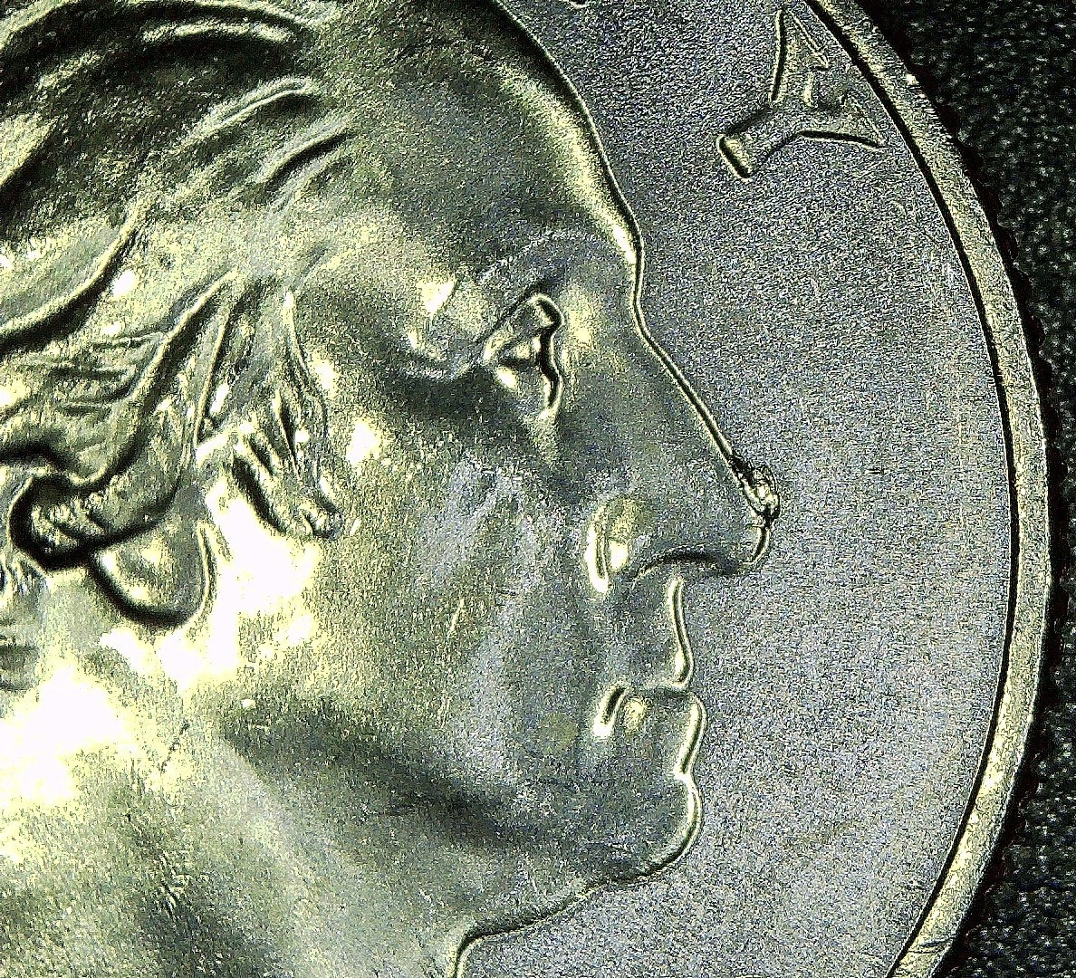 2023 Edith Kanaka'ole Quarter P Mint Large Nose Mole Coin