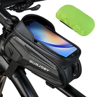 Fahrrad Rahmentasche Wasserdicht Handyhalter Touchscreen Oberrohr Sonnenblende