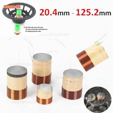 Woofer Speaker Voice Coils 2-layer White Aluminum Bass Repair Parts 0.8" to 4.9"