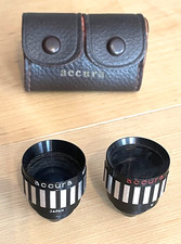 Accura Wide Angel and Telephoto Aux Lens Set with Brown Leather case - Used