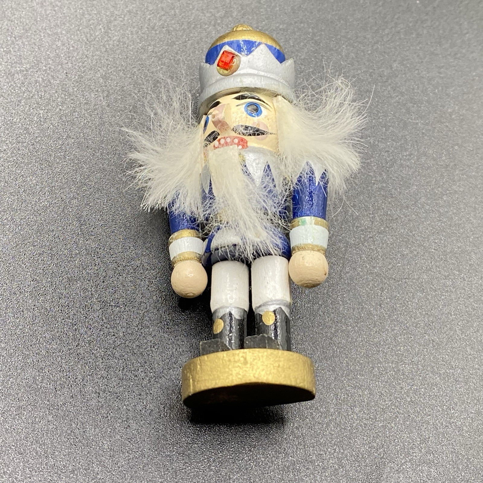 Handmade Painted Nutcracker Brooch - image 1