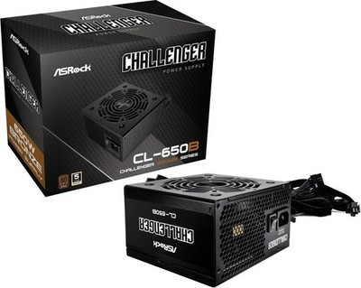 ASRock Challenger Series CL-650B ATX 80+ Bronze black retail - PC-/Server Netzte