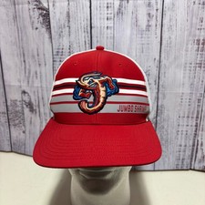 MLB Jacksonville Jumbo Shrimp '47 Snap Back Baseball Hat Embroidered Logo Red
