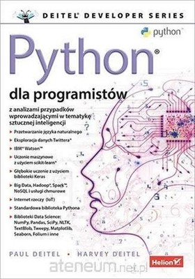 Python dla programistów Big Data i AI (programistow) PAUL J DEITEL HARVEY DEITEL