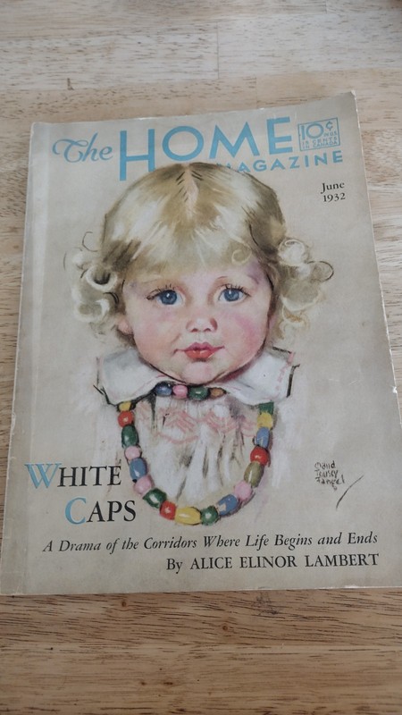 June 1932 The Home Magazine- Cover by Fangel-Helen Keller-Full Page Movie Ads