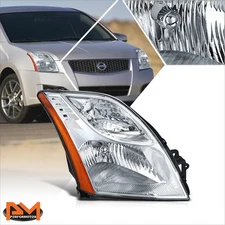 For 10-12 Nissan Sentra S SL Base Factory Style Right Side Headlight Lamp Chrome