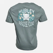 New Men's XL Hurley Surf Co. Paradise Found Graphic Short Sleeve T-Shirt