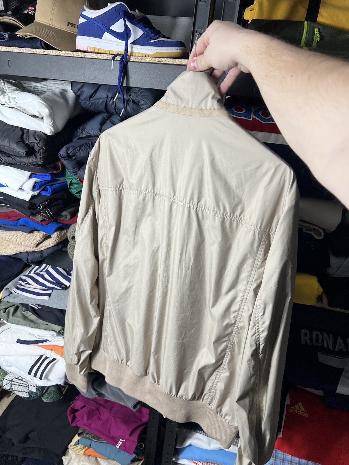 Paul & Shark Yachting Premium Bomber Beige Jacket – Size XL Rare image 2