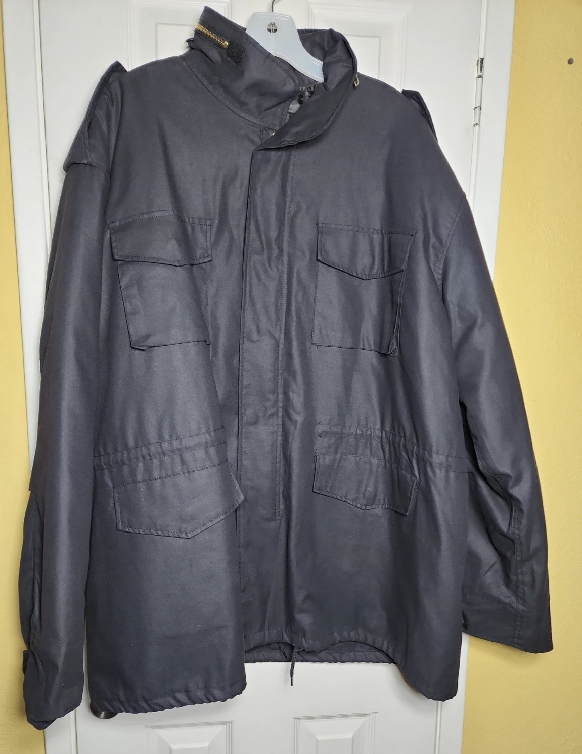 Rothco M-65 Field Jacket Bl;ack Mens 2XL Regular Quilted Liner Military... image 2