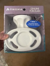 Vintage 90s Lenape Athena Genuine Porcelain Toothbrush Holder Wall Mount USA NEW