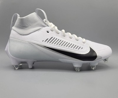 Nike Vapor Edge Pro 360 Football Cleats Mens Sz 11 Wide White Black Detachable