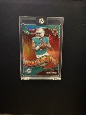 2021 Panini Phoenix Flamethrowers Tua Tagovailoa Green /25