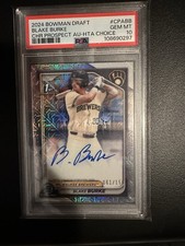 2024 Bowman Draft - Chrome Prospect Blake Burke #CPA-BB Choice  /150 (AU, RC)