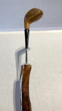 5 Wood Golf Club Head Handle - Beautifully Etched Cane - Walking Stick