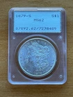 1879-S $1 Morgan Dolar PCGS MS62 Old Green Rattler FREE SHIPPING