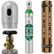 Gasflasche 10 Liter Argon 200bar voll 5.0 Schutzgas Schwei&szlig;gas TIG WIG fabrikneu