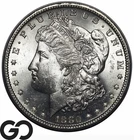 1880-S Morgan Silver Dollar Coin, Lustrous White Blazer