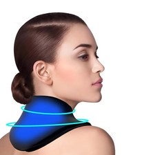 Heated Neck Wrap for Pain Relief   Microwavable Neck Heating Pad for Cervi