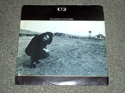 U2    In God's Country / Bullet The Blue Sky / Running To Stand Still  7''  1987