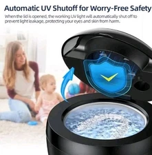 Ultrasonic Retainer Cleaner, Retainer Cleaner Machine for Dentures, Mouth...