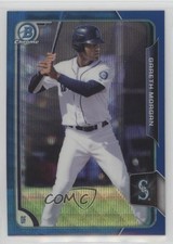 2015 Bowman Chrome Prospects Blue Wave Refractor Gareth Morgan #BCP66 3a3