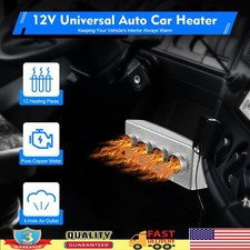 12v Underdash Auxiliary Heater Universal Kit With Speed Switch For Car Or Truck