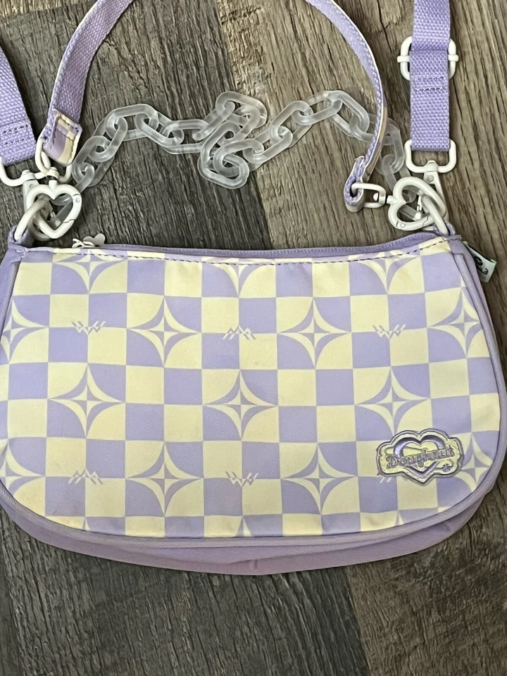 Bolso Bandolera DOUGHNUT Serie Kaleido Sacerdotisa a Cuadros Mantecosos Foto 2 de 4