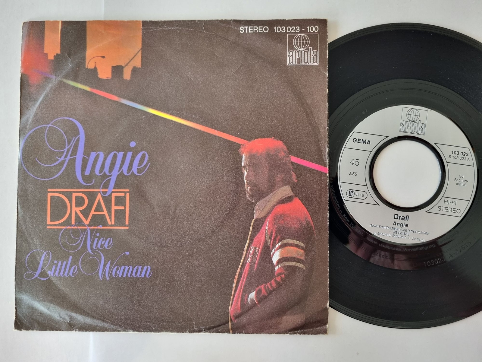 Drafi Deutscher - Angie 7'' Vinyl Germany
