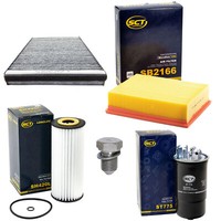 Filter Set Kraftstoff-ÖL-Luft-Innenraum + Schraube FüR Audi A4 1.9 TDI 2.0 TDI