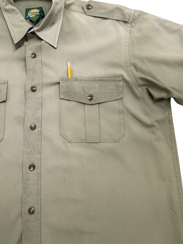 Camisa para hombre Cabela's Safari Series manga corta grande alta - Imagen 5 de 17