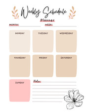 Printable Digital Planner - Editable Planner PDF PNG SV Goodnotes Compatible A4
