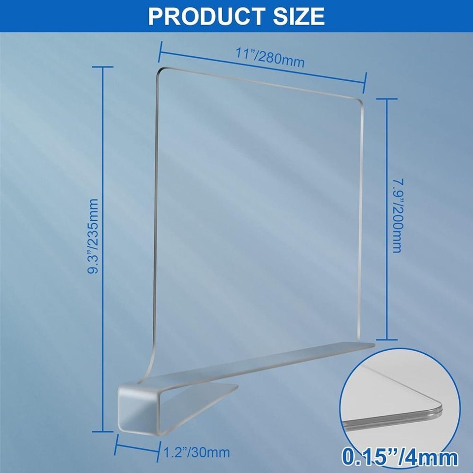 Gogogmee 30x Transparente Etikettenhalter - Selbstklebend PVC Für Regale & Büro