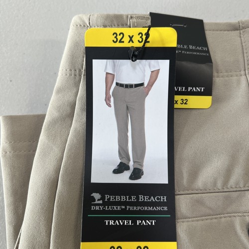 Pebble Beach Mens Straight Leg Dry-Luxe 