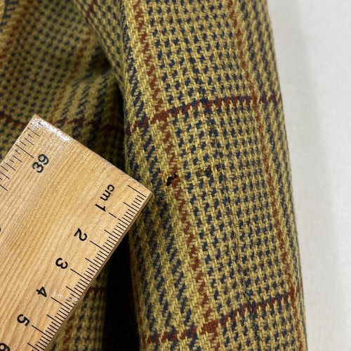 Magee Tweed Jacket Mens 40R Green Check Wool Sports Hacking Hunting Blazer - Picture 16 of 19