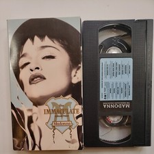 MADONNA "The Immaculate Collection" 1990 Original VHS Tape Cassette MUSIC VIDEOS