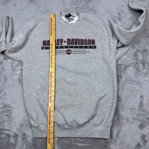Harley Davidson Shirt Mens Medium Gray New Smyrna Beach FL Motorcycle Biker - Picture 8 of 11
